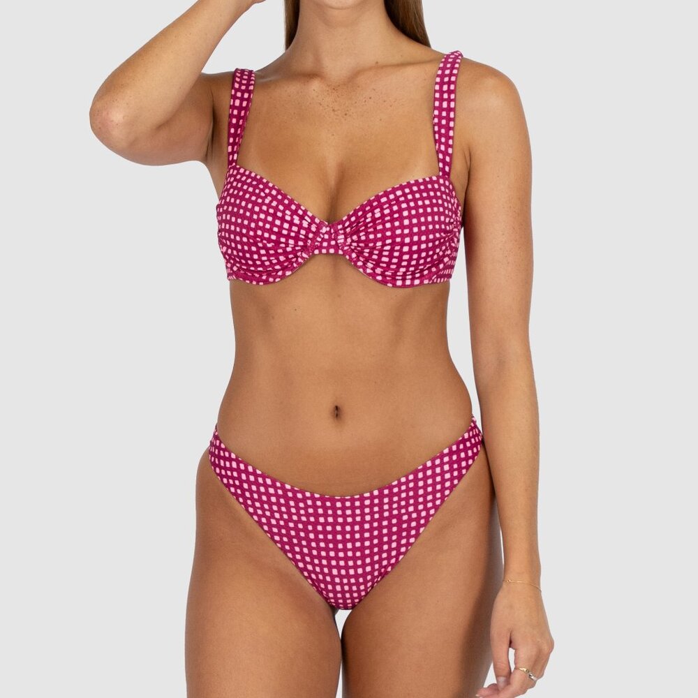 Baku B/C Retro Demi Bra Bikini Set - size 8CAN